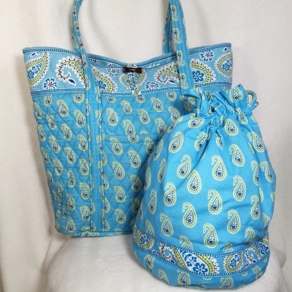 Vera Bradley Handbags - Vera Bradley Bermuda Blue set